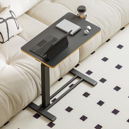 28'' Medical Overbed Bedside Table with Wheels,Rolling Table - Image 2
