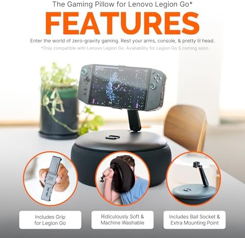 Mechanism Gaming Pillow for The Lenovo Legion Go | Experience Zero Gravity Gaming with Our Cushion for Gamers | Ridiculously Soft & Machine Washable Pillow for Video Games (Legion Go Grip) - Image 2