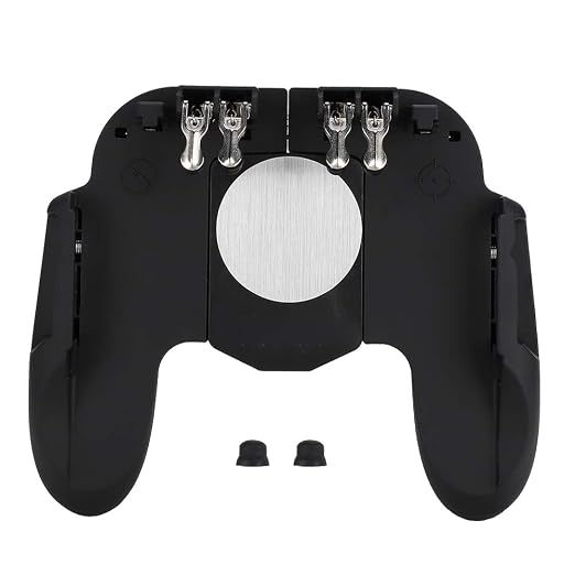 EBTOOLS Gamepad for Smartphone, Games Mobile Controller with Back Shoot, Black Wired Joystick Cooling Fan Dissipation Gamepad with Silicone Pad [video game] - Image 9