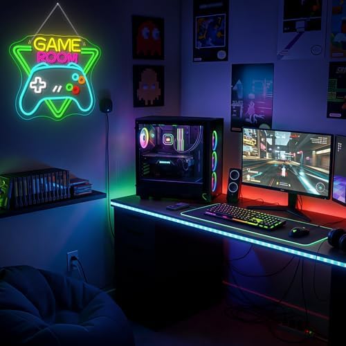 Game Room Boys Neon Sign Gaming Zone Neon Signs for Man Cave - Image 2