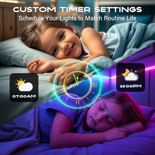 CHARKEE LED Lights 100ft USB-Powered, Music Sync RGB LED Strip Lights for Bedroom/TV Backlight/Gaming Lighting, Color Changing Bluetooth Led Lights IR Remote&App Control - Image 4