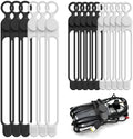 16Pcs Silicone Cable Ties, Cord Organizer Cable Management-2Sizes by ELECTRONICSORGANIZATION