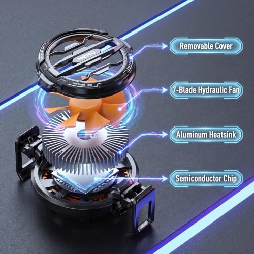 Magnetic Phone Cooler Gaming Semiconductor Fan for iPhone Android - Image 4