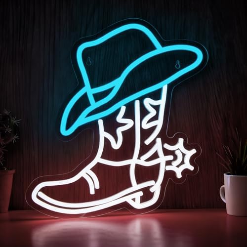 Cowboy Boot Neon Sign, Cowgirl Boots Neon Light for Wall Decor - Image 6