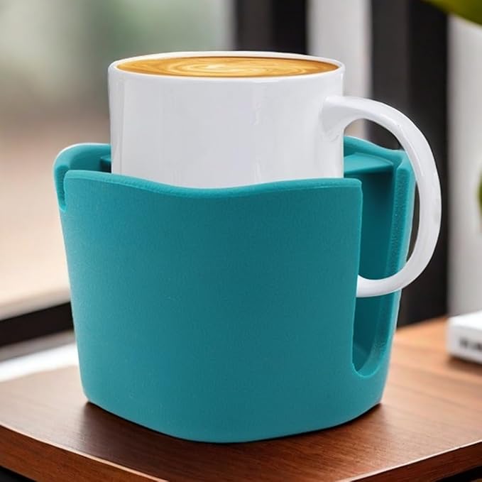 Suction Cup Holder Tip-Proof Desk Cup Holder with Removable Design | Non-Slip Base & for Desk, RV, Boat (Blue). by Homelife
