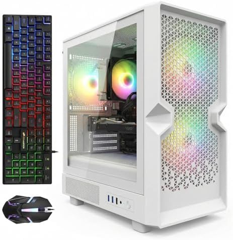 STGAubron Gaming PC Desktop,Core I5,RX 590 8G,16G RAM,1TB SSD by STGAubron