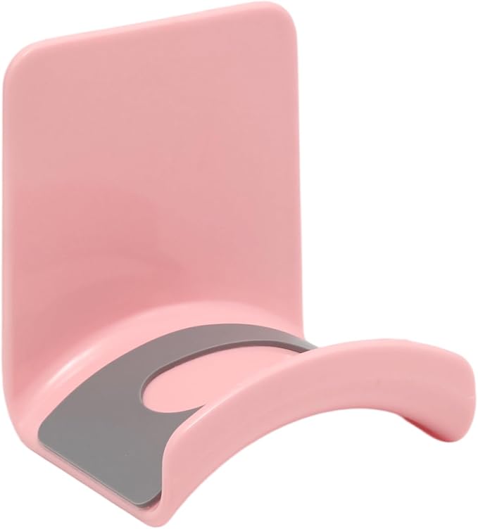 Pink Headphone Stand Hanger, Table Wall Mount Headset Holder Hook | 1Pcs ABS Plastic Adhesive Earphones Hangers for Desk Headphone Hanger, Most Headphones and Controller by Adyoney