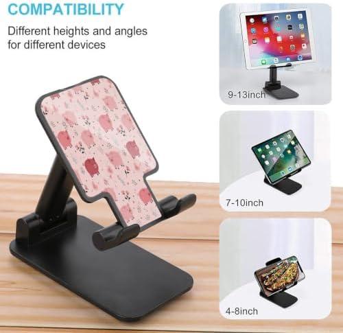 Travel Lightweight Pink Cute Lazy Pig Cell Phone Holder - Image 3