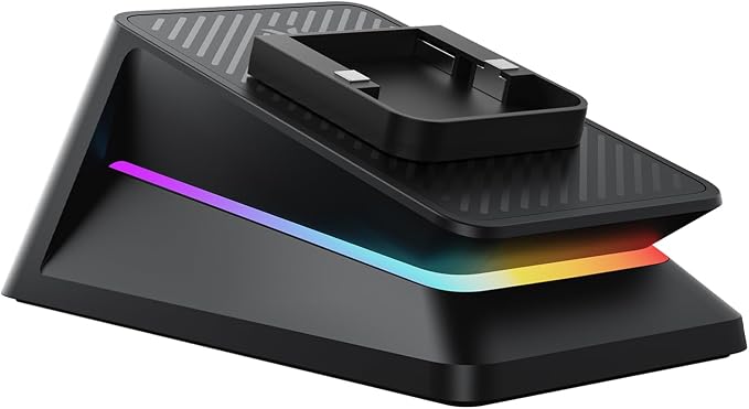 Rapoo P5 RGB Mouse Charging Dock, Compatible with VT9 Pro/VT3/VT3 GEN-2/VT7 Series Gaming Mice and MT760/MT760 PRO Multi-Device Mice by RAPOO