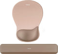 MOSISO Wrist Rest Support for Mouse Pad & Keyboard Set, Mocha by MOSISO