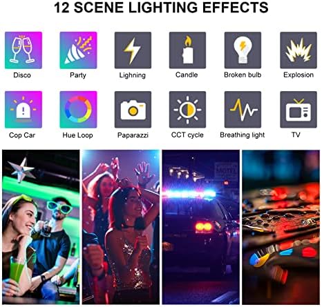 GVM RGB Tube Light Wand with 660 Lamp Beads, 48" Photography Lighting - 2700-10000K Light Bar with 12 Scene Effects, DMX/APP Bluetooth Mesh Networking - Image 5