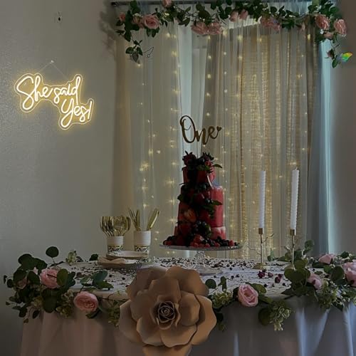 She Said Yes Neon Sign Engagement Party Neon Sign for Proposal - Image 2