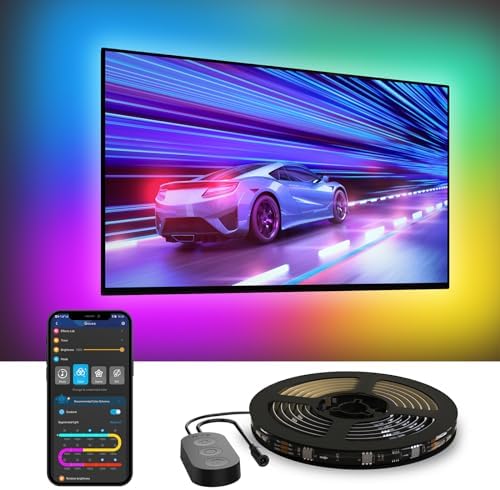 Govee TV LED Backlight, RGBIC Smart LED Strip Lights for 70-80 inch TVs by Unknown