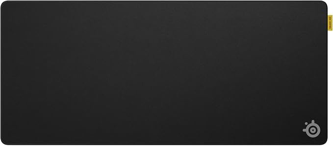 SteelSeries QcK XL Performance Control Gaming Mousepad — Extra Density for a Smooth Glide — Low-Profile Edge Stitching — Non-Slip Neoprene Rubber Base — 15.75 x 34.43 inch — FPS, MOBAs, RTS, MMO by Unknown