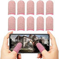 10Pcs Gaming Finger Sleeves for Mobile Phone & Tablet,Silver Ion Fiber – Ultra-Thin, Breathable Anti-Sweat Thumb Gloves. Zero Drag Precision for Game Like PUBG, COD Mobile, Roblox by Unknown