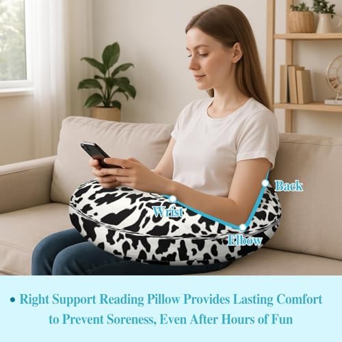 Lap Pillow for Reading & Gaming Lap Desk Pillows for Crocheting & Crafting with Elbow & Arm Support Cushion for Ergonomic Use on Bed and Couch - Image 2