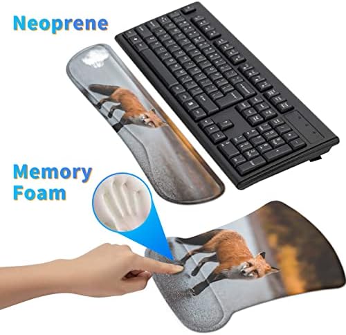 Design Your Own Photo Ergonomic Mouse Pad with Wrist Support Gel Mouse Pads and Upgrade Keyboard Wrist Rest Pad Set, Mouse Pads & Coasters Non-Slip PU Base Mouse Mat for Office Gaming Home - Image 4