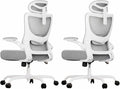 Marsail Ergonomic Office Chair with 3D Armrests, Pack of 2 | Office Desk Chair with High Back Mesh, Adjustable Lumbar Support, Rolling Work Swivel Task Chairs with Wheel, Headrest, home by Marsail