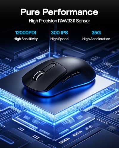 EPOMAKER NEX Lite Wireless Gaming Mouse w/Screens & RGB Charging Dock - Image 3