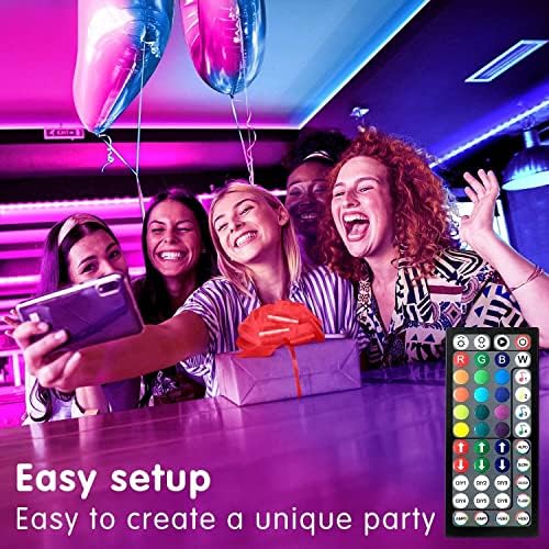 Tenmiro 130ft Led Lights for Bedroom, LED Strip Lights with Remote and App Control Music Sync Color Changing RGB LED Strip, LED Lights for Room Home Party Decoration (2 Rolls of 65ft) - Image 2
