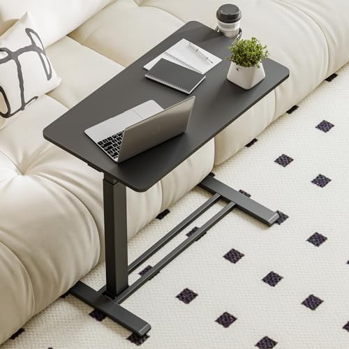28'' Medical Overbed Bedside Table with Wheels,Rolling Table - Image 2