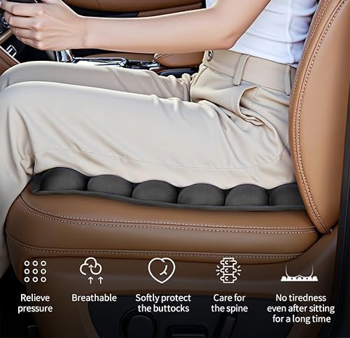 Sondor Travel Cushion,Portable & Adjustable Airplane seat Cushion for Long Flights,Inflatable Cushion for Wheelchair, Travel,Driving - Image 4