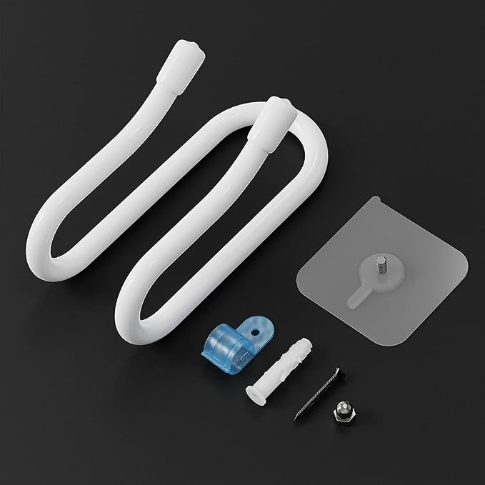 Linkidea Controller Wall Mount Holder Compatible with PS4, PS5, Xbox, Switch, Multifunctional Adjustable Headphone Hook, VR Headset Hanger (White, 4 Pack) - Image 6