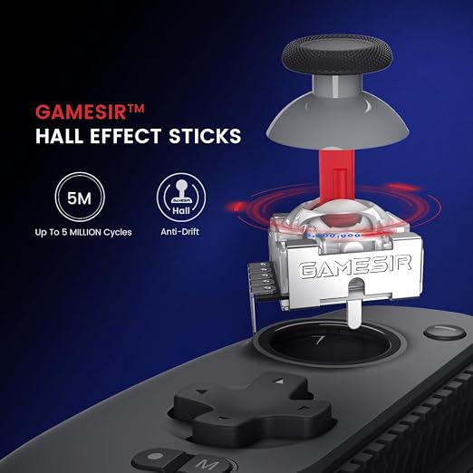 GameSir G8 Plus Bluetooth Mobile Game Controller for Switch & iOS & Android & Tablets, Wireless Gamepad with Hall Effect Joysticks/Hall Trigger, Play Minecraft, Genshin Impact, Call of Duty Mobile - Image 2