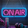 Live On Air Neon Sign for Wall USB Powered Neon Light for Streaming/Gaming/Recording Studio Decor, Streaming Lights for Streamers/Gamers/Influencers On Air LED Sign for Man Cave &Game Room Decor by MuShangLiving