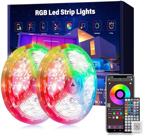 Ledagic 130 ft LED Lights for Bedroom (2 Rolls of 65ft) by Ledagic