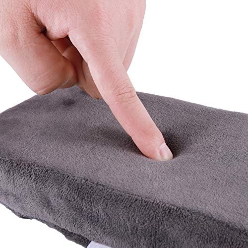 Aloudy Ergonomic Memory Foam Office Chair Armrest Pads, Comfy Gaming Chair Arm Rest Covers for Elbows and Forearms Pressure Relief(Set of 2) (Gray) - Image 3