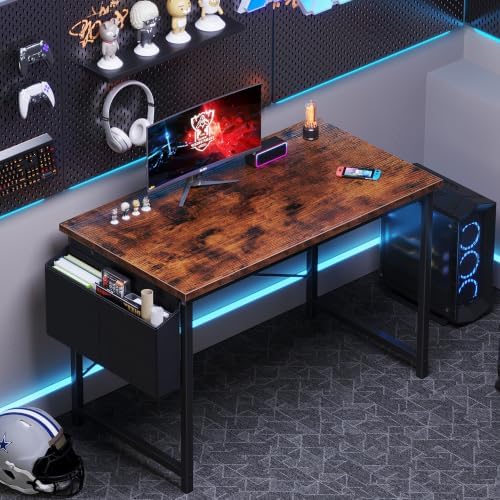 OLIXIS Computer Desk, 44 Inch Gaming Desks for Home Office Small Spaces - Image 2