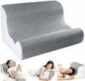 Zerora Reading Pillow for Sitting Up in Bed Rest, Lumbar Neck Support Pillow with Back Support, Home Bedroom Sofa Dorm Essentials for Sleeping Reading Gaming Foot Rest Floor Chair Cushion (Grey) by XetraDesign