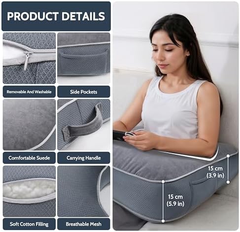 Reading Pillow for Gaming,Lap Desk Pillow for with Arm - Image 4