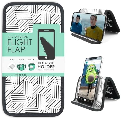 Flight Flap Airplane Phone Holder - Foldable Phone Stand for Plane Travel by FlightFlapbyFolden