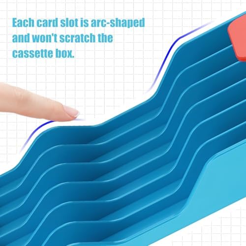 WEIMINLI 2-Pack 6-Game Case Holders for Nintendo Switch, Red & Blue - Image 5