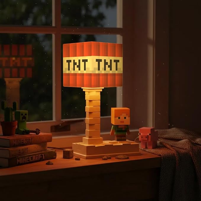 Pixel LED Night Light, 5-Color Adjustable, Pixel Game Desktop Ambient Light, Touch Control Bedside Atmosphere Light, USB Powered, Perfect Bedroom Decoration and Gift for Gamers. (Grass Block) - Image 5