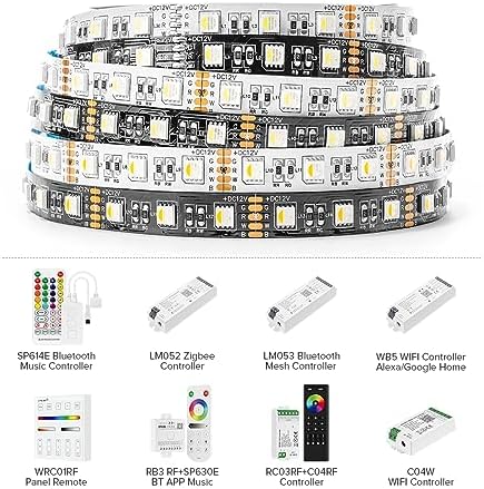 BTF-LIGHTING RGBW LED Strip Cool White 16.4ft 60LED DC24V UL Listed IP67 - Image 5