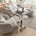 Furist Adjustable Bedside Laptop Desk with Mouse Pad on Wheels, Adjustable Overbed Table,Rolling Computer Stand,Hospital and Home Use by FuristTec