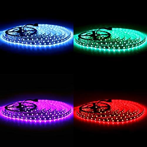 SUPERNIGHT 5050 RGB LED Strip Lights-16.4ft 300 LEDs, Color Changing LED Lights for Valentine, Wedding Sparklers, Christmas Lights, Indoor Decoration (Pack of 2) - Image 7