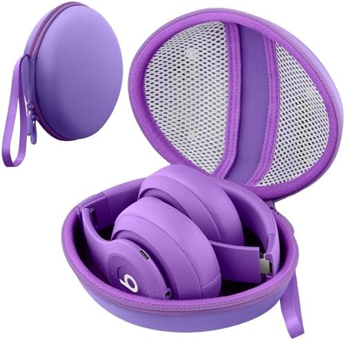 for Beats Studio Pro/Studio3/Solo4/Solo3 Headphones Hard Case, Purple by co2CREA