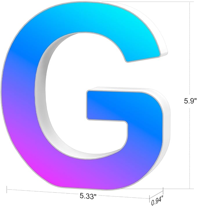 Light Up Letters Marquee Letter LED Lights Music Sync RGB Color Changing - Image 4