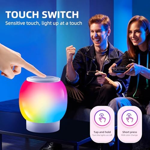 RGB Ambient Night Light, Touch Control, Stepless Dimming - Image 3
