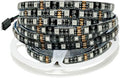 12V RGB LED Strip Lights, 16.4ft Black PCB Board 5050 IP65 Waterproof 300 LEDs Color Changing String Light Strips for Bedroom, Kitchen Decoration by Tesfish