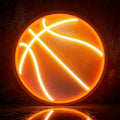 Basketball Neon Sign, UV Printed Basketball LED Light Sign for Fans Teens by Gevbay