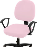 Smiry Stretch Printed Office Computer Desk Chair Covers for Seat & Backrest | Stretch Fit, Soft Fabric Universal Washable Removable, Anti-Dust Rotating Chair Slipcovers Protector by Smiry