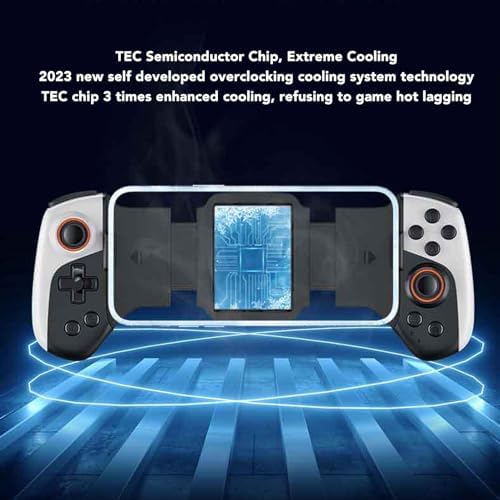 Heayzoki Mobile Gaming Controller, BT Mobile Game Controller, Cooling Telescopic Gamepad, 7 Fan Blades with RGB Light Effects, for Android, for IOS, for - Image 5