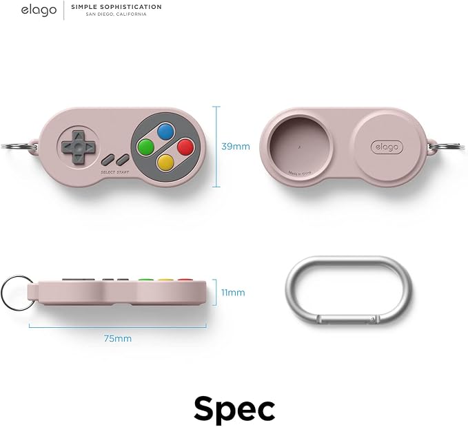 elago W5 Case Keychain Compatible with Apple AirTag 2nd Gen (2026) & 1st Gens - (Track Dogs, Keys, Backpacks, Purses, Golf Rangefinders) Tracking Device Not Included - Image 8