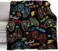 lirs Bedding Gaming Throw Blanket 80" x 60’’ Super Soft, Fleece, Gamer Gift for Couch Sofa for for Kids Boys Teens Video Game (MT-A11, 80’’x60) by lrisBedding