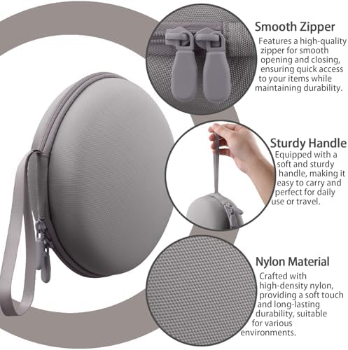 for Beats Studio Pro/Studio3/Solo4/Solo3 Headphones Hard Case, Sandstone - Image 5